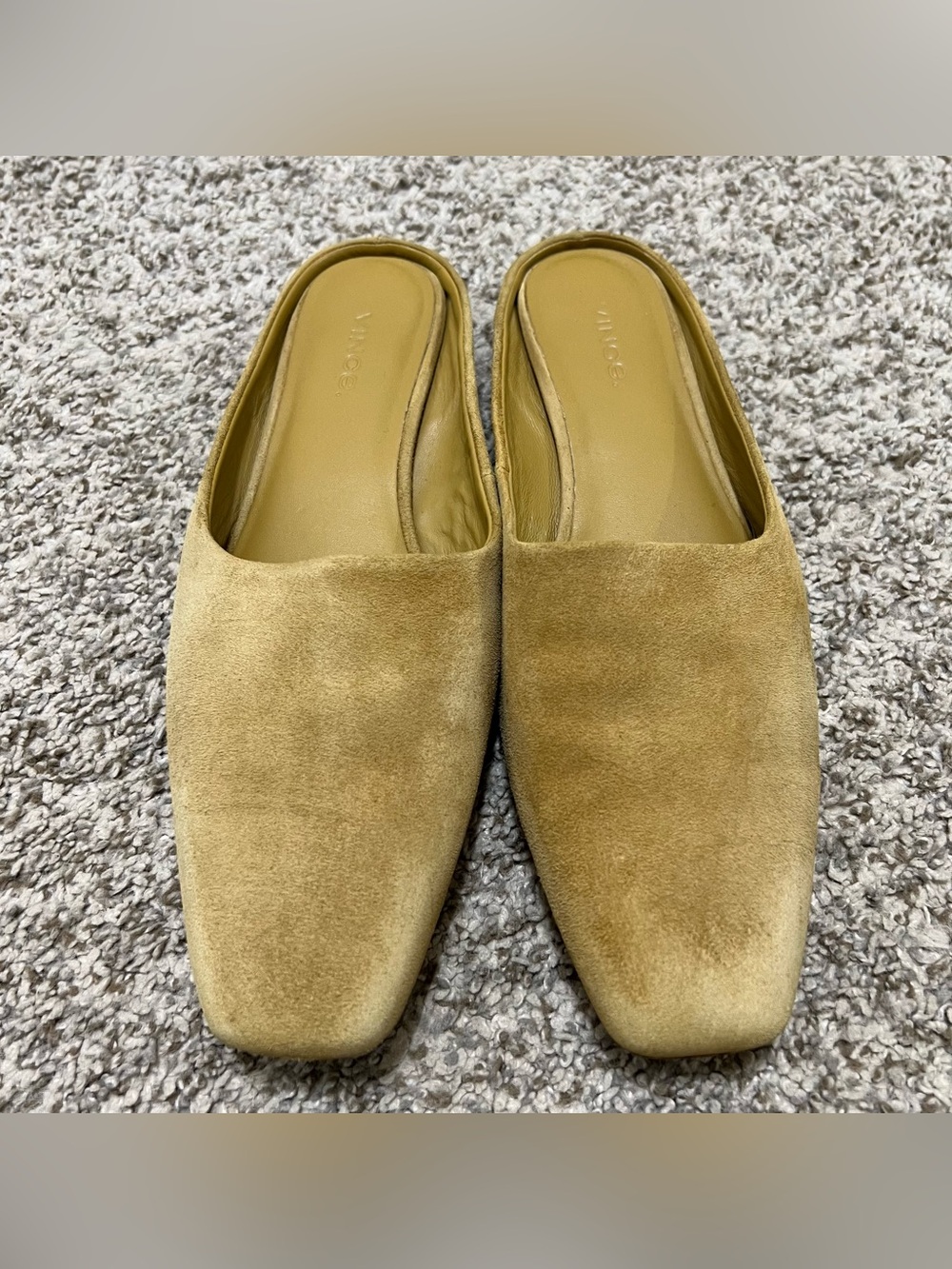 Vince Valentina Suede Slip-On Backless Loafers Women’s Size 7.5